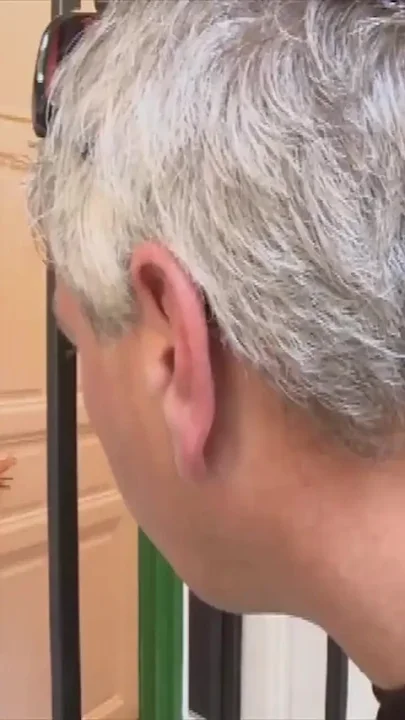 Blonde Bombshell Fucked Hard by Older Stud in Living Room