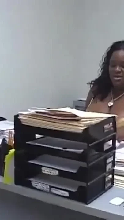 Big fat black girl fucking in the office