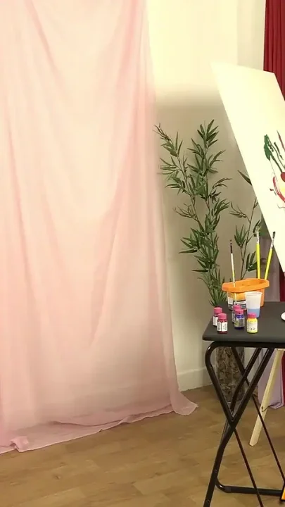 Boy Putting Dick on Trans Painter