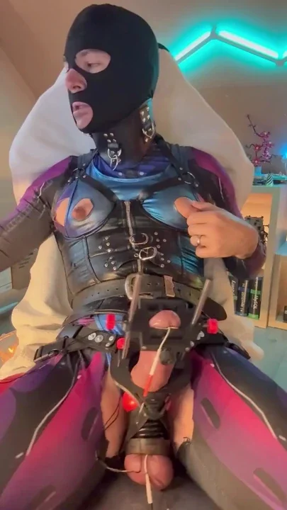 Faggot Pig Slut Whore Nipple Slut Pump Milking Machine Milked Fag Clip 1