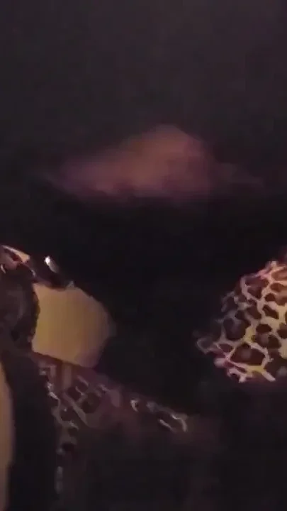 Getting a bit worked up in my new leopard print lingerie