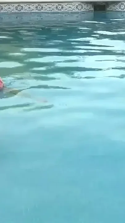Nina in the Pool