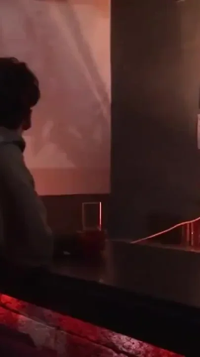 Anal sex in a bar
