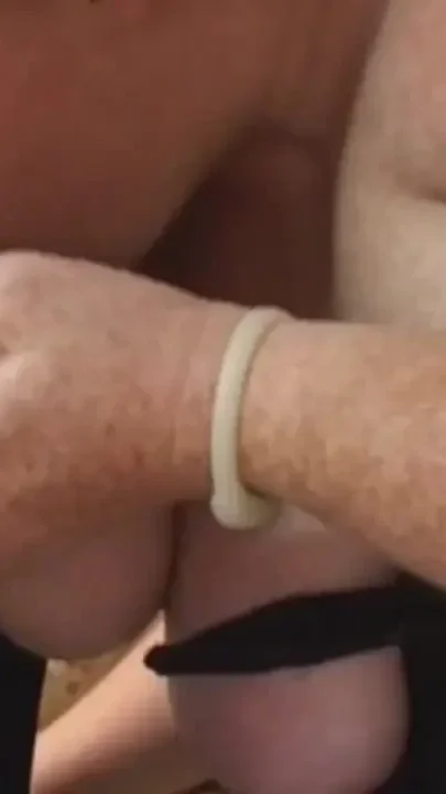 Redhead fat girl fucking with a milf and a hard big cock