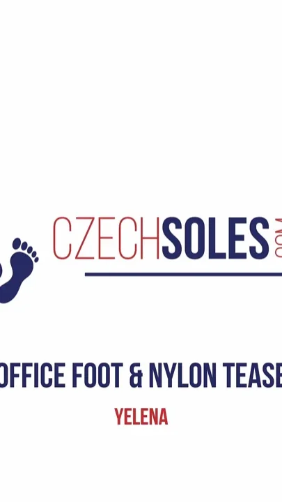 Office Foot & Nylon Tease
