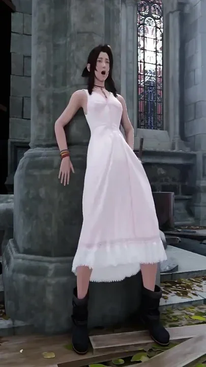 Aerith Growing 1 futa Shemale