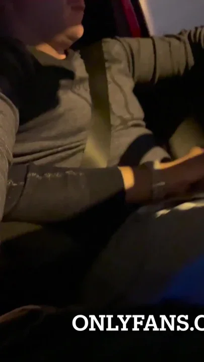 Mutual handjob while driving