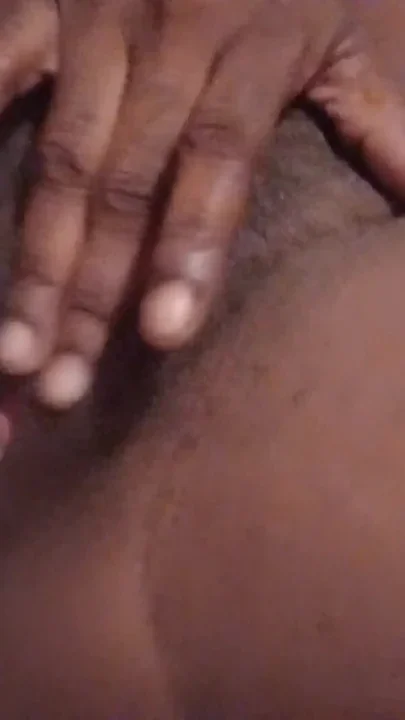 Rubbing Fingering My Hairy Black Pussy Amazing Intense Orgasm