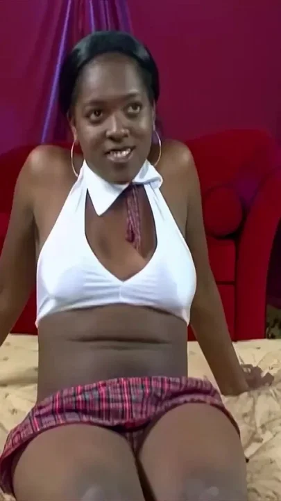 Hairy Armpits and Hairy Pussied Black Gal Fucked by a Big Black Cock
