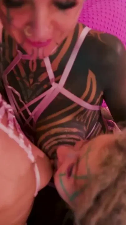 Rough Interracial Gangbang Tattooed Slut Gets Wrecked and Swallows Every Load Clip 1