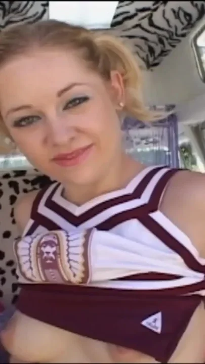 Blonde babe bends over as a huge cock drills her fat pussy to a cumshot
