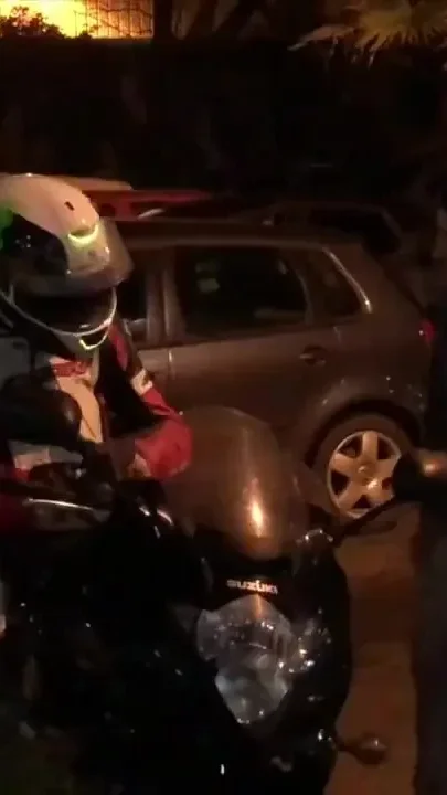 Humiliation at the hotel with fetish outfits biker