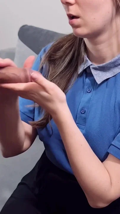 Blowjob and Handjob with Passion Leads to Big Cum on Clothes