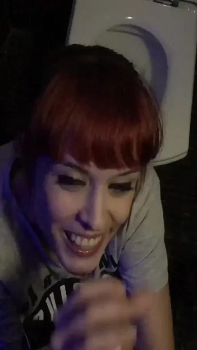 Sucking a Black Cock in a Public Toilet