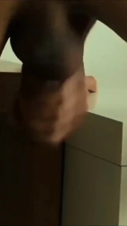 From the Back - Teen Fat Cock Cumshot - Close up Huge Dick Version