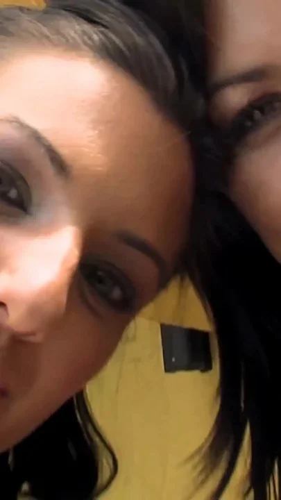 Paradise Garden with Two Lesbians Brunettes MILFs and Hot Dildos