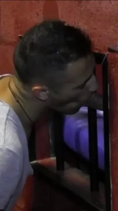 Sexy straight boy fuicking gay in backroom