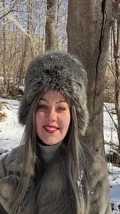 Vilu Vidish Is Sucking Dick in the Winter Forest