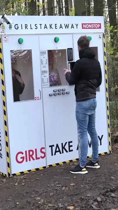 Blonde bends over for a hard fuck in the wild