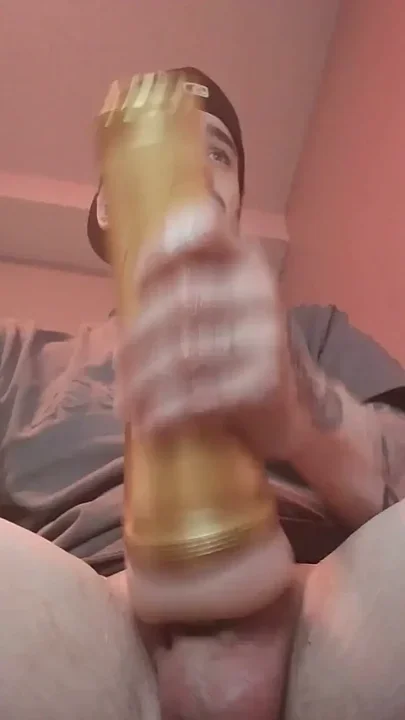 Hot Cumshot Top View