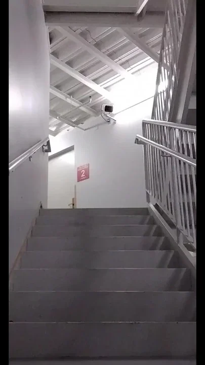 Schoolgurl in tha Stairwell