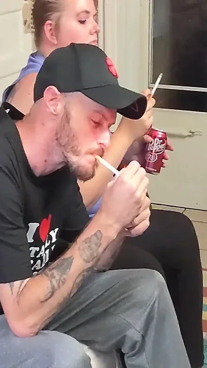 Cheating Wife Caught Giving the Neighbor a Blowjob and Smoking