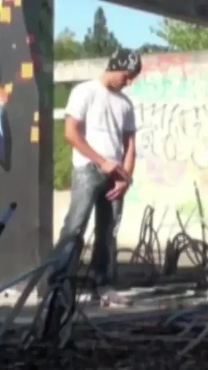 Pivw ik fuckd by young straight Latin outdoor