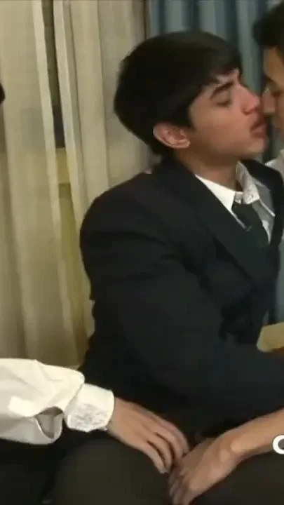 Two sexy Latino twinks fucking after university