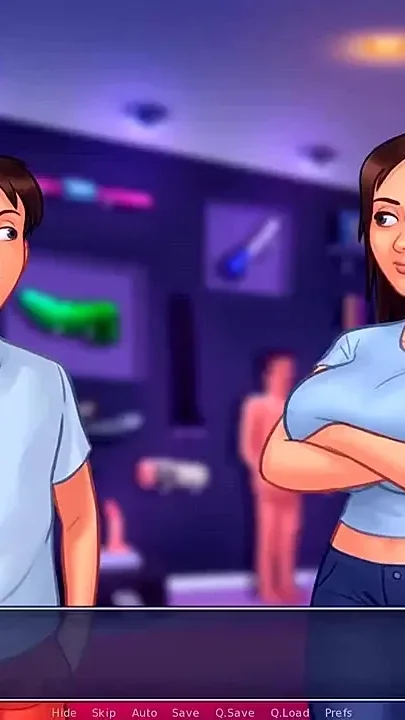 Summertime saga stepbro helps his stepsis to buy sex toys and ended up with an