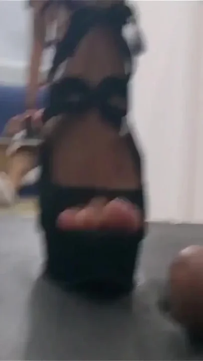 Cock Crush 5 - Goddess Kiffa High Heels on Table Compilation