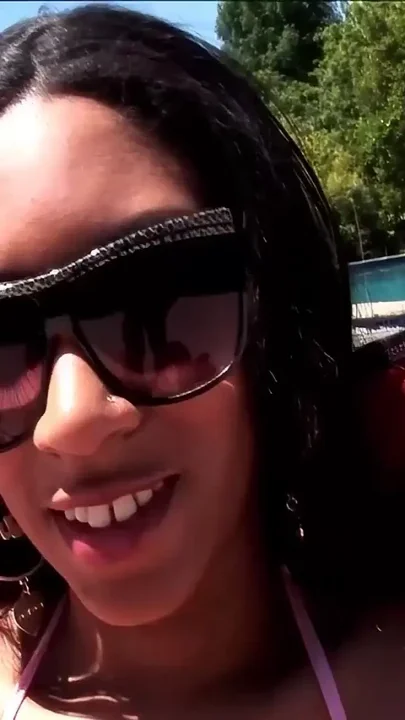 Hot Ebony Beauty in BBC Gangbang and Swallow