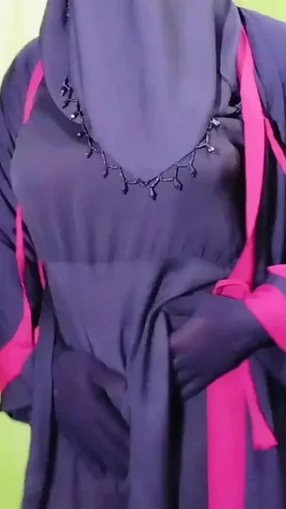 Beautiful Amena Bhabhi has sex indoors wearing a burqa and hijab Clip 1