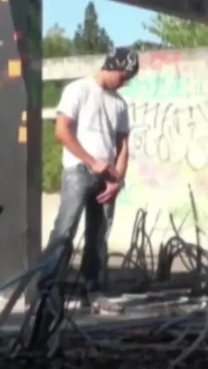 Slut twink used in jockstrap outdoo rby younr latino straight curious