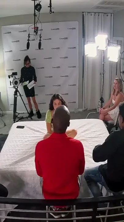 Interview with Satine Before Her Group Sex Gangbang