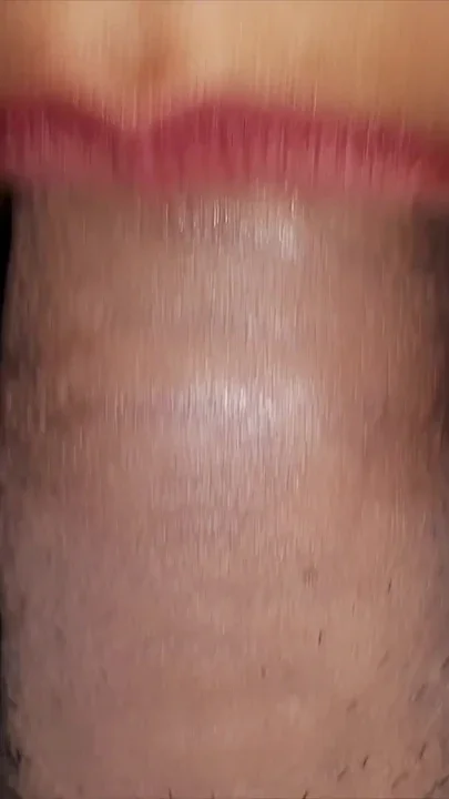 I give my husband a blowjob after work and he cums in my mouth a lot of cum