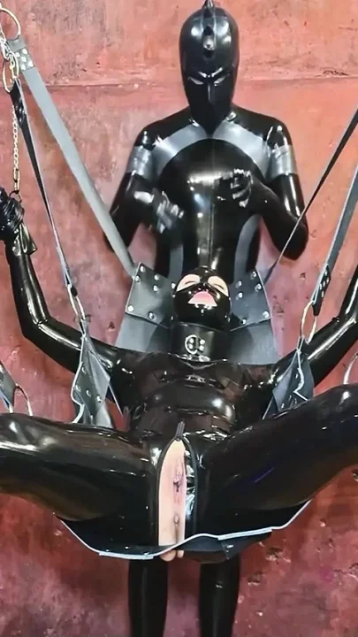 Tied up and Fucked on the Sling