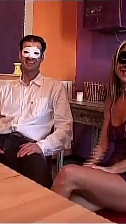 Wild Masked Bitch Takes a Big Amateur Cock