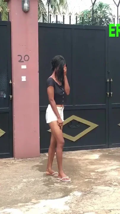 This Maid Was Chased Out by Her Boss and She Is Crying Outside Their Gate