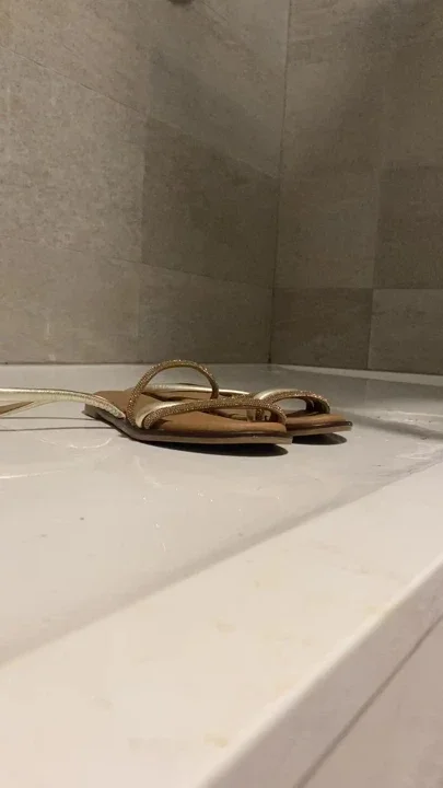 My stepsister's shoes are there to use