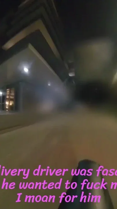 Riding dildo on bike in public - caught Clip 1