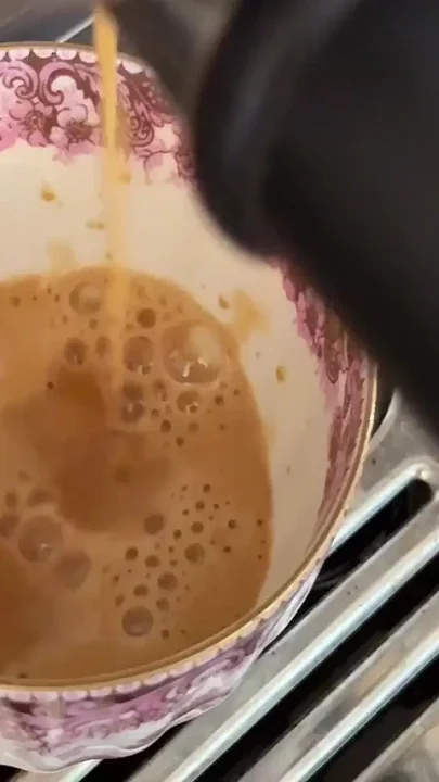 Early Morning Gloryhole Surprise Fresh Cream in My Coffee - so Hot You'll Watch