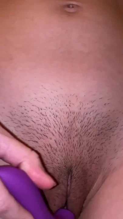 Stepsister masturbates her wet pussy with a vibrator Morning masturbation Clip 2
