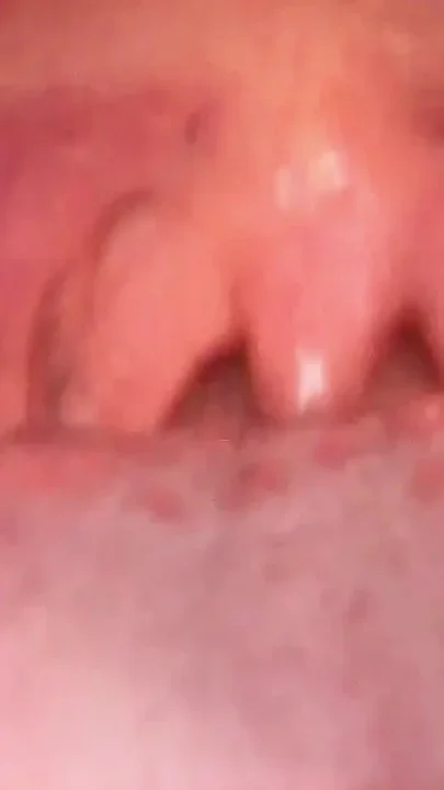 Mouth Fetish Uvula Close I Gag on a Hard BBC