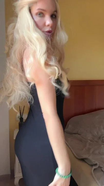 Did you expect this from a woman in a strict dress