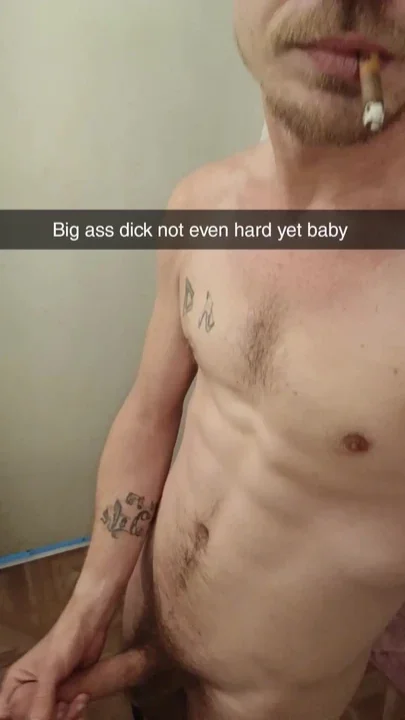 Just stroking my cock thinking bout you
