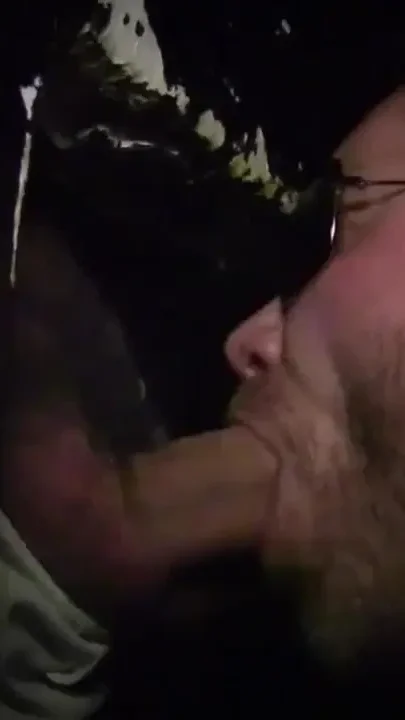 Hard blowjob in glory holes to cum