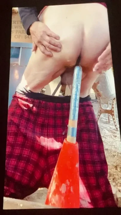 Old grandpa dildo fuck