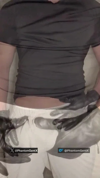 Cock dripping with arousal - PhantomGentX