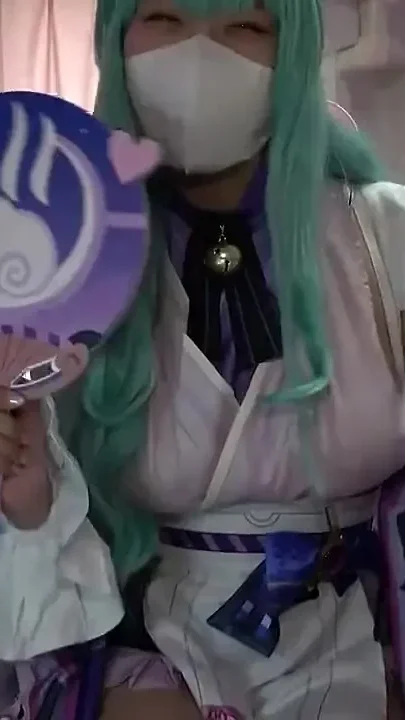 J-cup Cosplay Aura Surges as a Shy First-timer Faces a Bold Intense Rush - 1