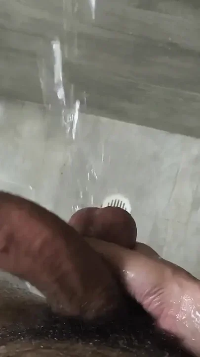POV Big Uncut Daddy Cock Cums And Squirts Post Cum To The Water Stream Clip 2